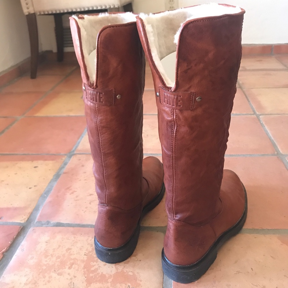 NIB Frye Shearling Boots